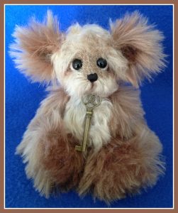 Rags - Artist Mohair Bear by Laura Lynn