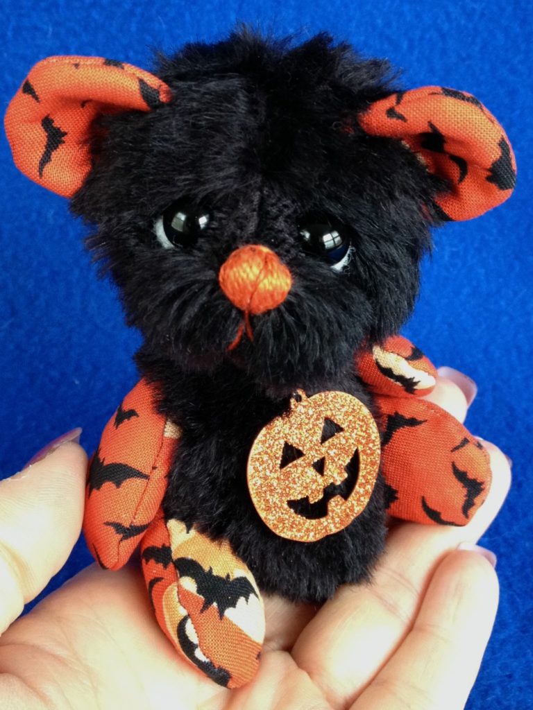 Belfry - mohair artist teddy bear Halloween