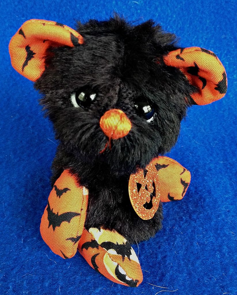 Belfry - mohair artist teddy bear Halloween