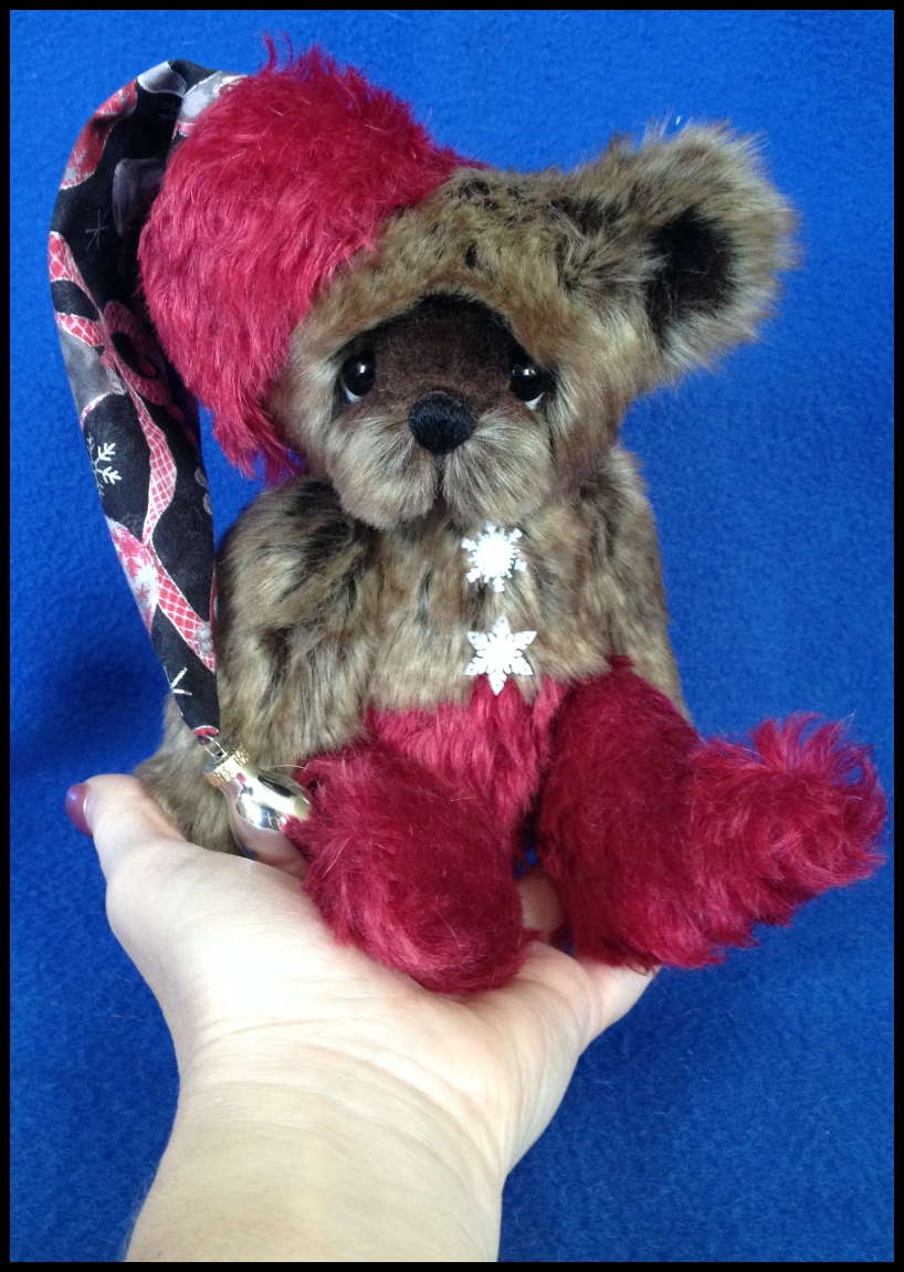 Cocoa - Christmas Elf Artist Teddy Bear