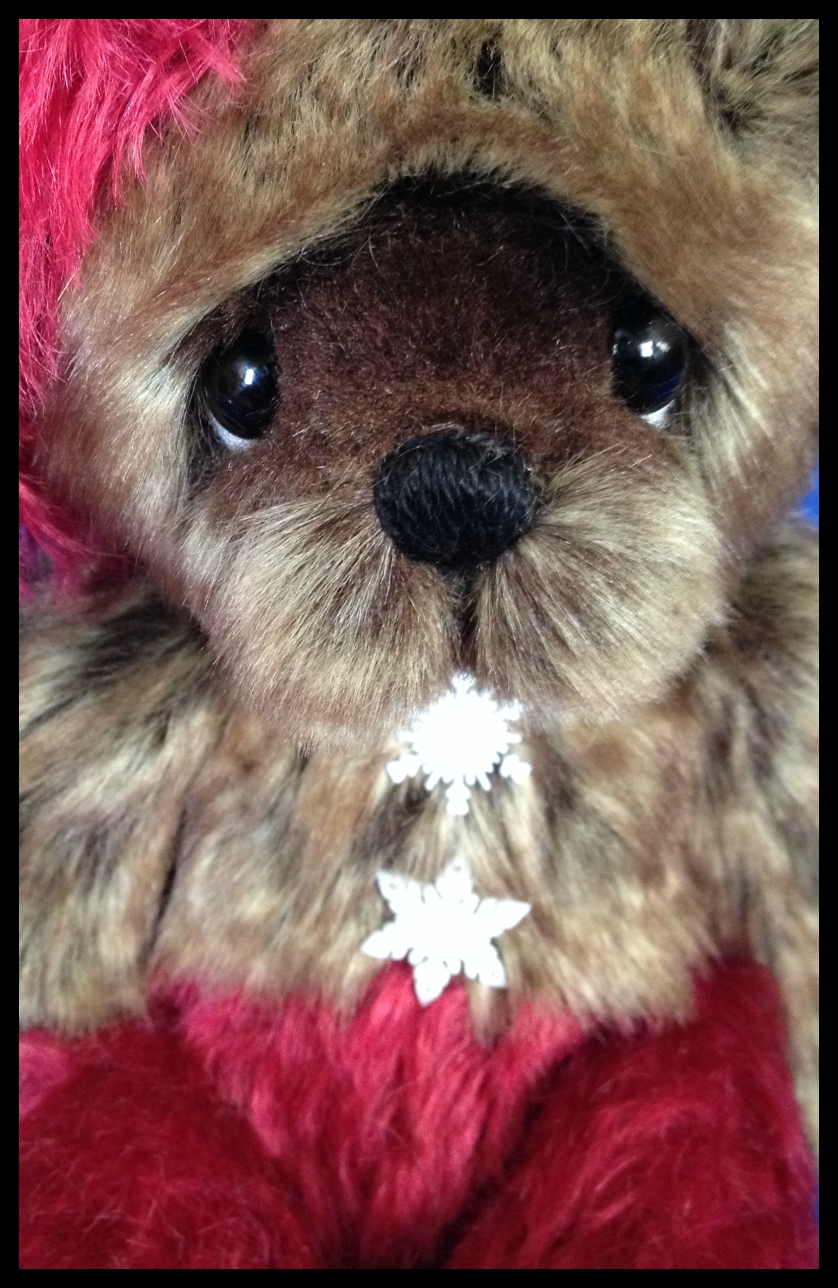 Cocoa - Christmas Elf Artist Teddy Bear