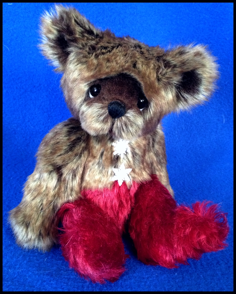 Cocoa - Christmas Elf Artist Teddy Bear