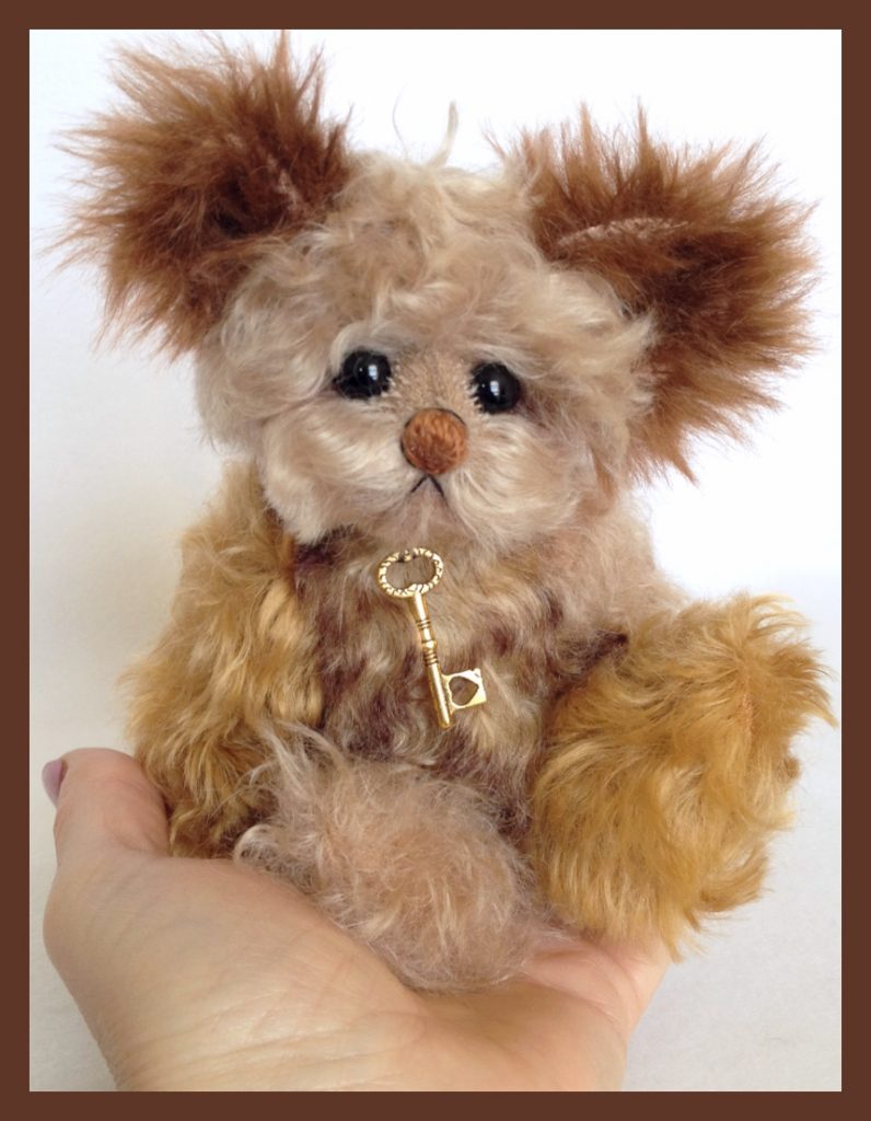 Twix - 6.5" one of a kind artist teddy bear: www.TeddiesbyLauraLynn.com