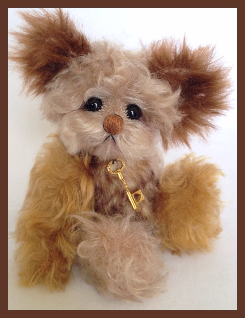 Twix - 6.5" one of a kind artist teddy bear: www.TeddiesbyLauraLynn.com