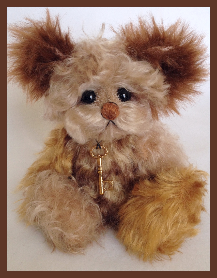 Twix - 6.5" one of a kind artist teddy bear: www.TeddiesbyLauraLynn.com