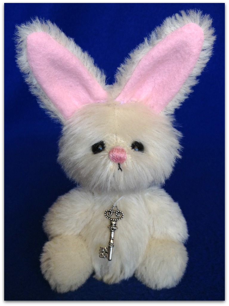 Snowball - Artist mohair bunny by Laura Lynn