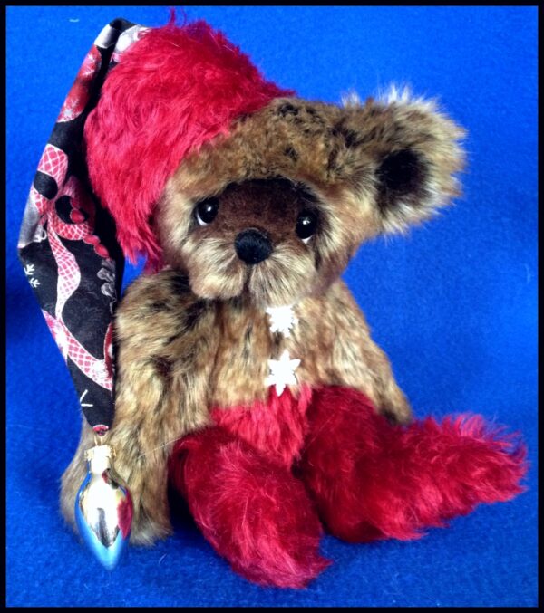 Cocoa Christmas Elf Artist Teddy Bear