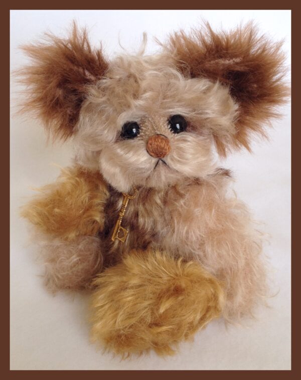 Twix - 6.5" one of a kind artist teddy bear: www.TeddiesbyLauraLynn.com