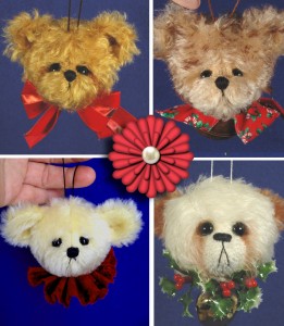 teddy bear ornaments