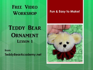 How to make a teddy bear ornament