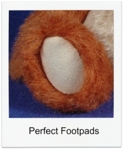 Perfect Teddy Bear Footpads