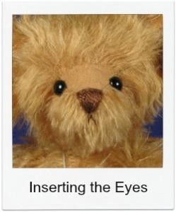 Inserting Teddy Bear Eyes